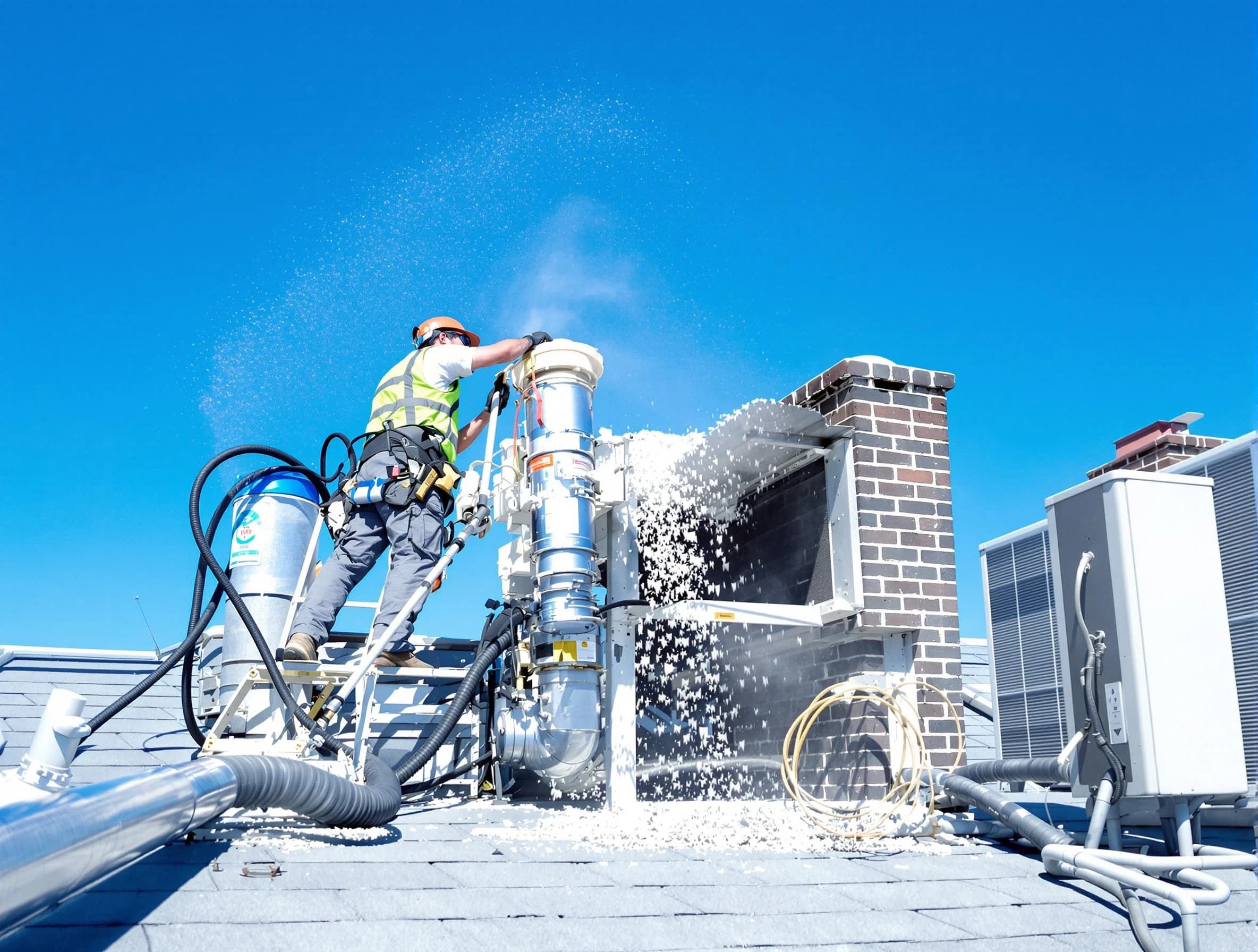 Expert roof dryer vent cleaning by Guadalupe Dryer Vent Cleaning in Guadalupe