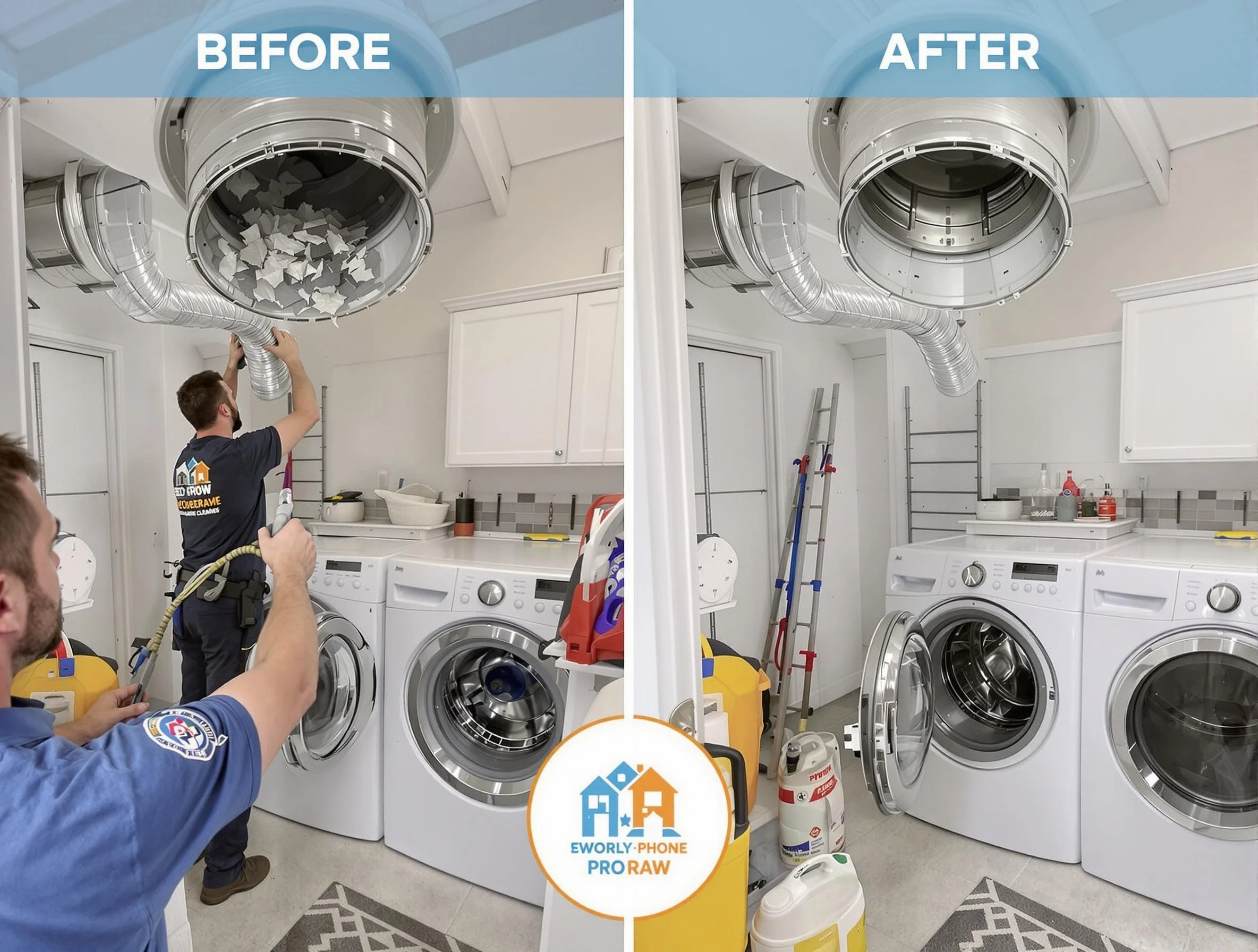 Residential dryer vent cleaning by Guadalupe Dryer Vent Cleaning in Guadalupe